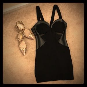 bebe little black dress